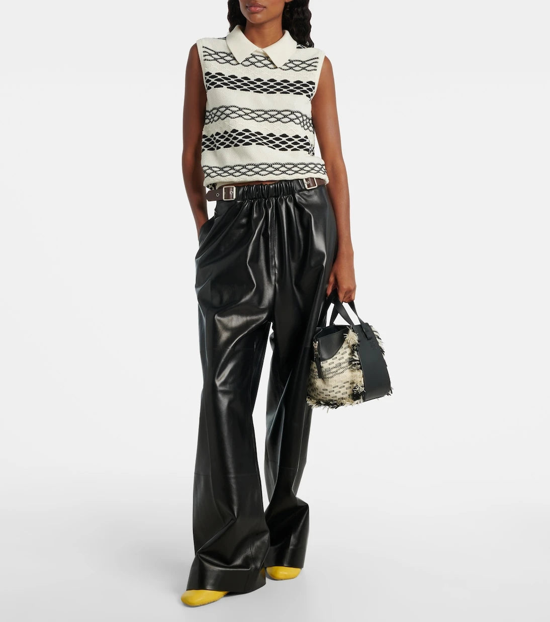 Loewe - Hammock Compact leather bucket bag