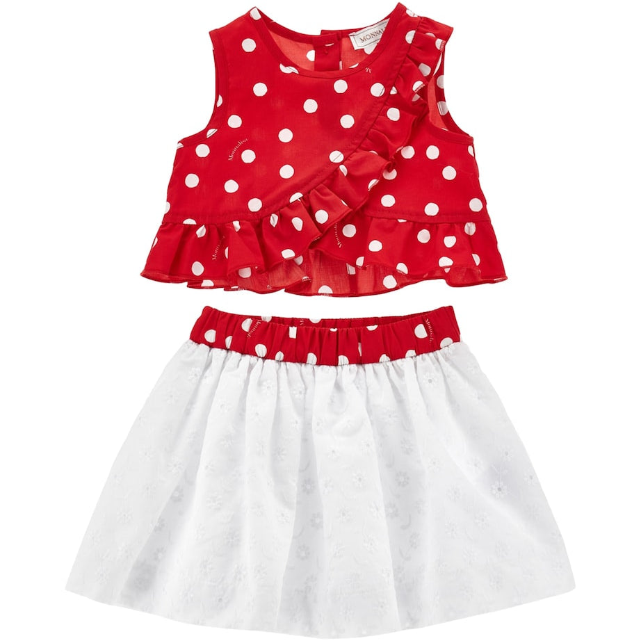 Cotton Top and Skirt Set (3-36 Months)