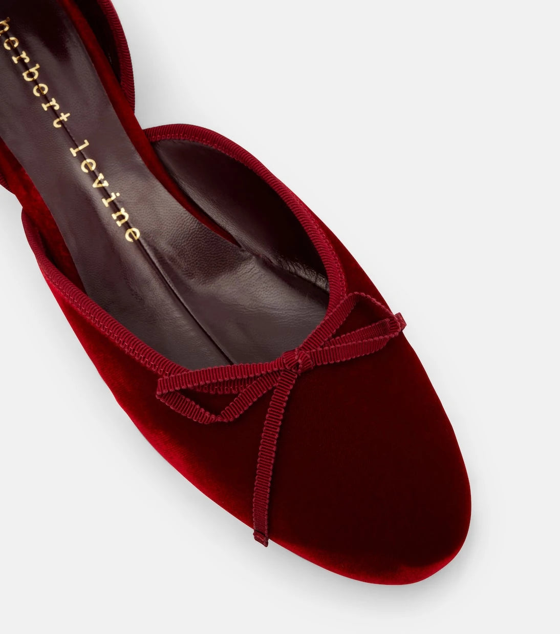 Herbert Levine - 24/7 velvet ballet flats