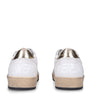 White Leather Ball Star Sneakers