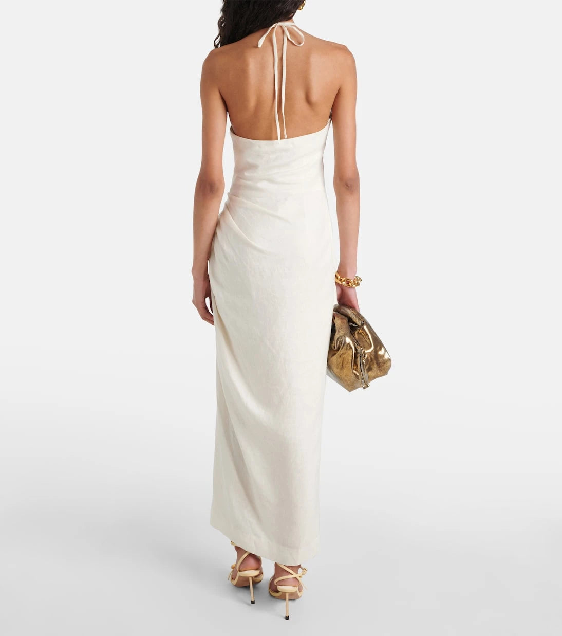Simkhai - Hansel halterneck linen maxi dress
