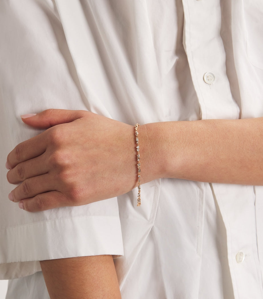 Rose Gold and Diamond Sparkler Bracelet