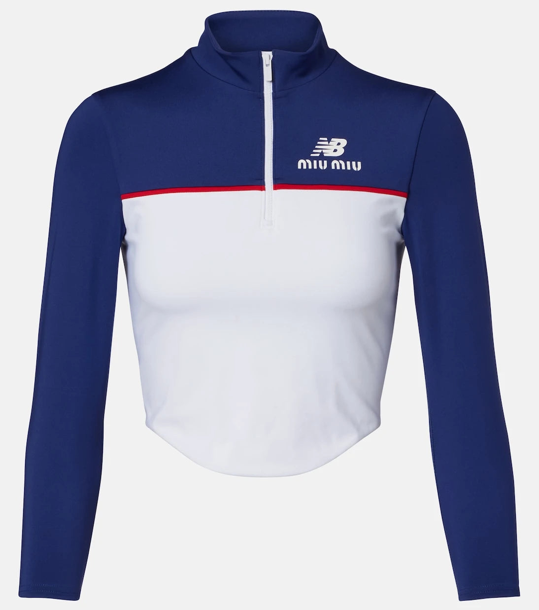 Miu Miu - x New Balance jersey crop top