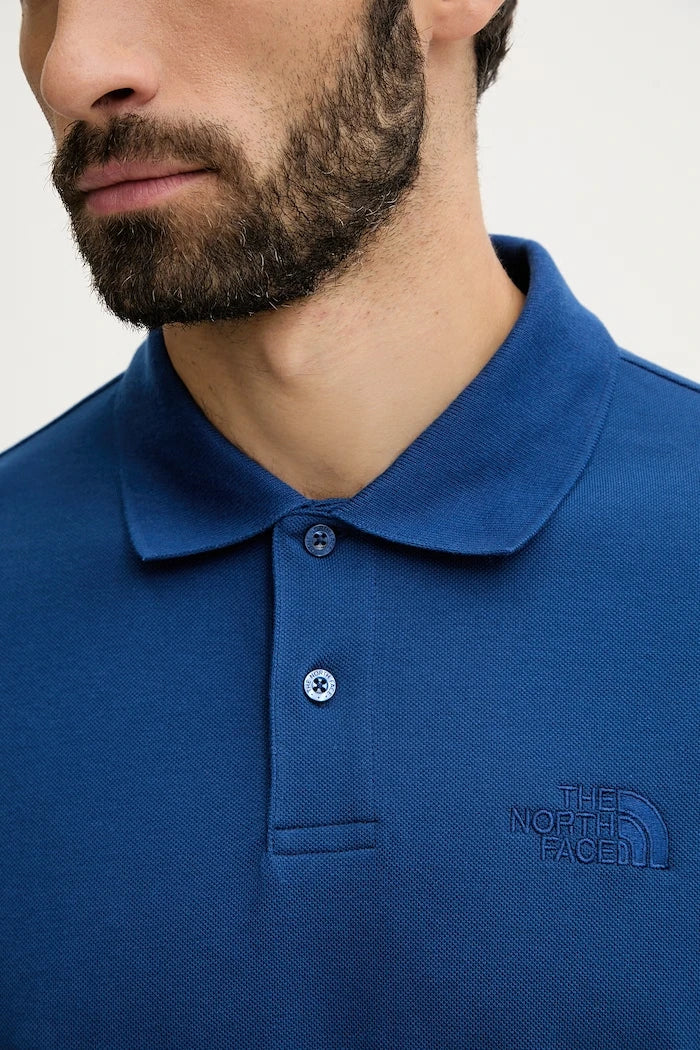 Памучна тениска с яка The North Face REGULAR POLO