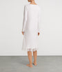Hanro Ivory Cotton Long-Sleeve Kalea Nightdress