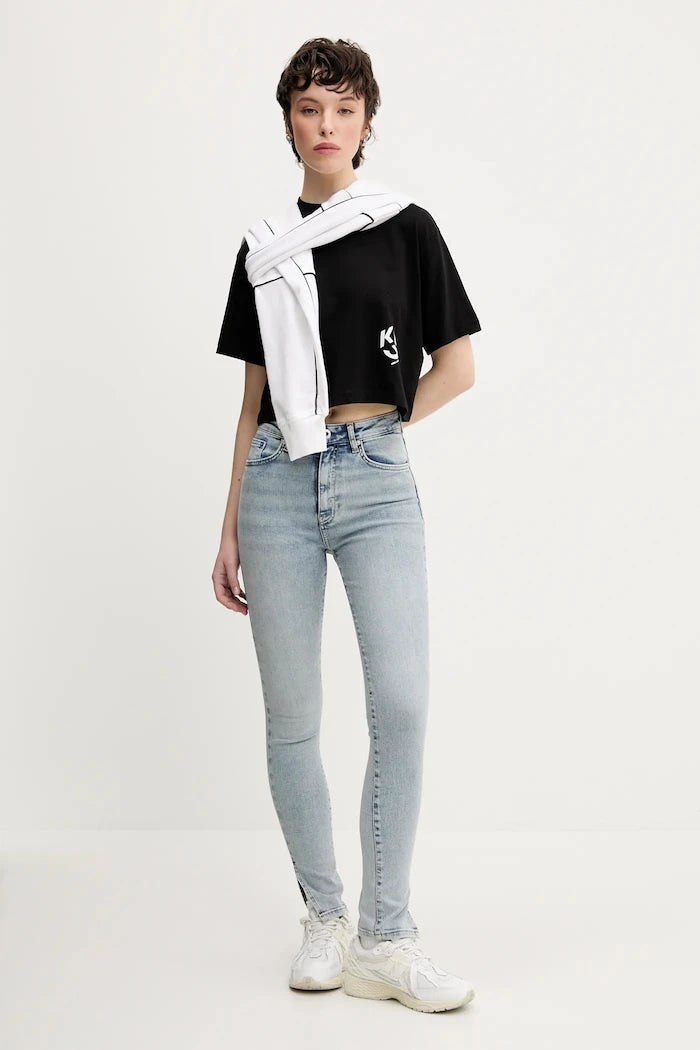 Karl Lagerfeld Jeans pamuk tişört