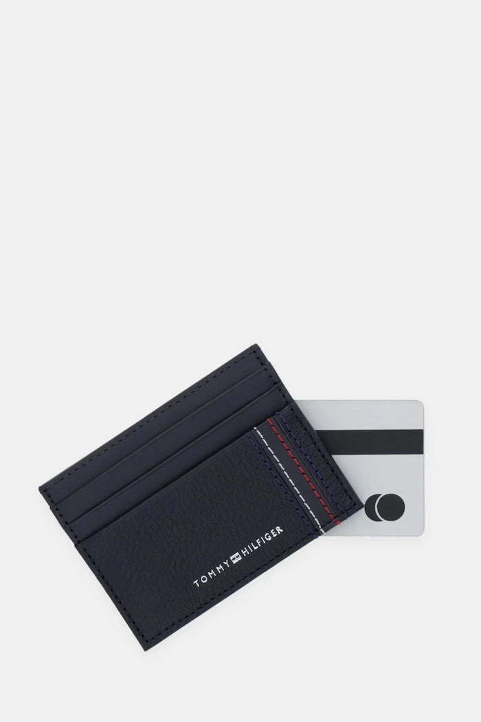 Tommy Hilfiger калъф за карти мъжки от кожа