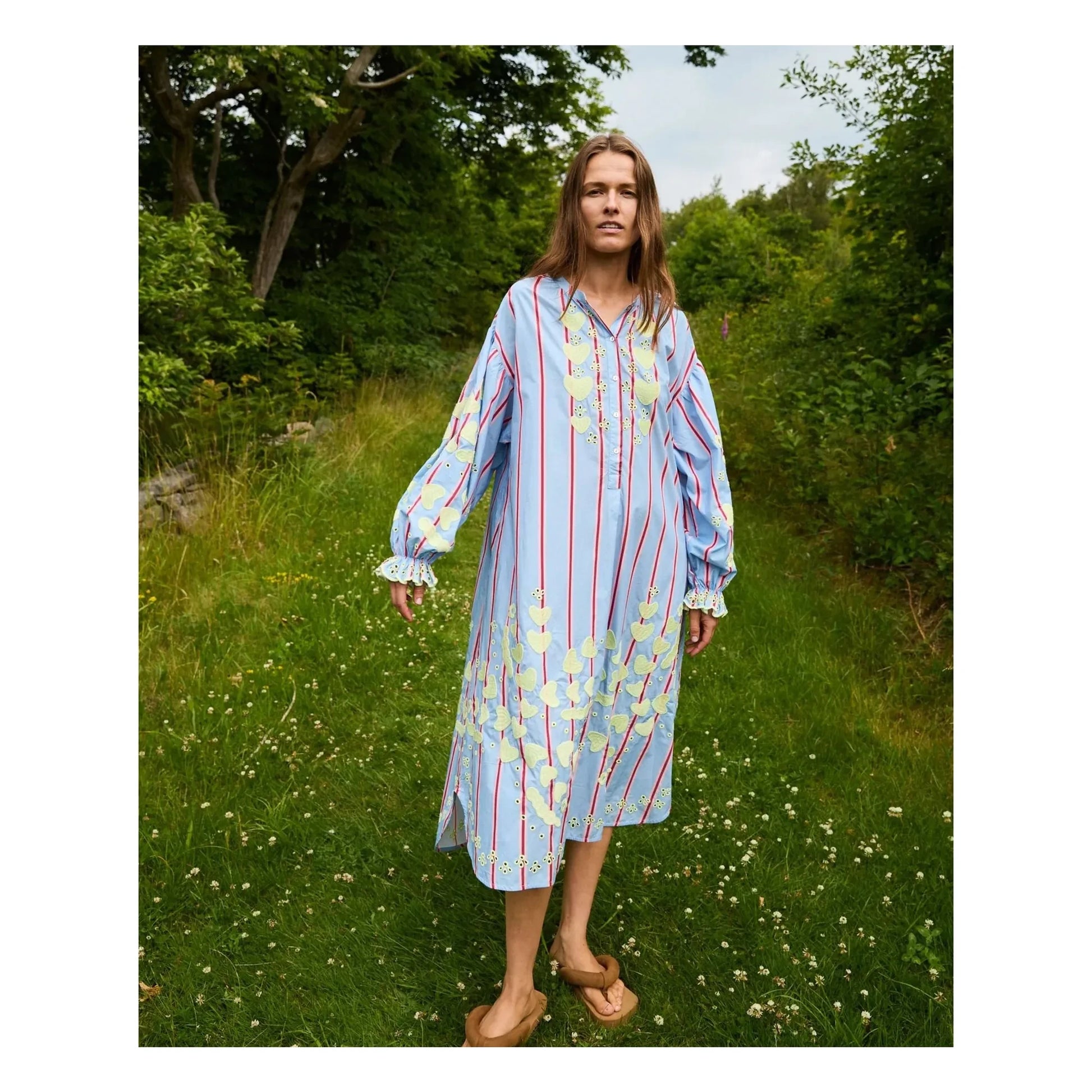 SISSEL EDELBO - Elisabeth Stripes Dress | Blue