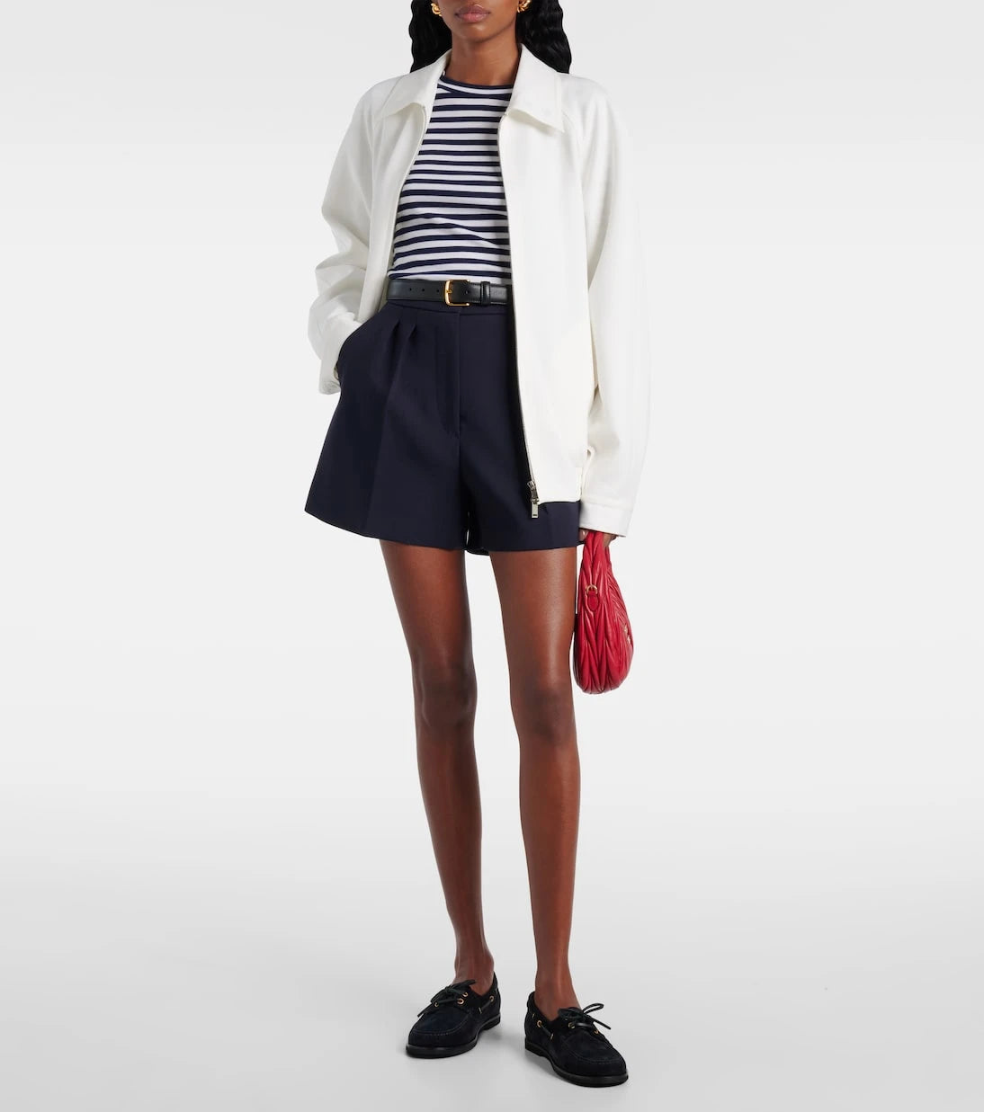 Gianvito Rossi - Vandée suede boat shoes
