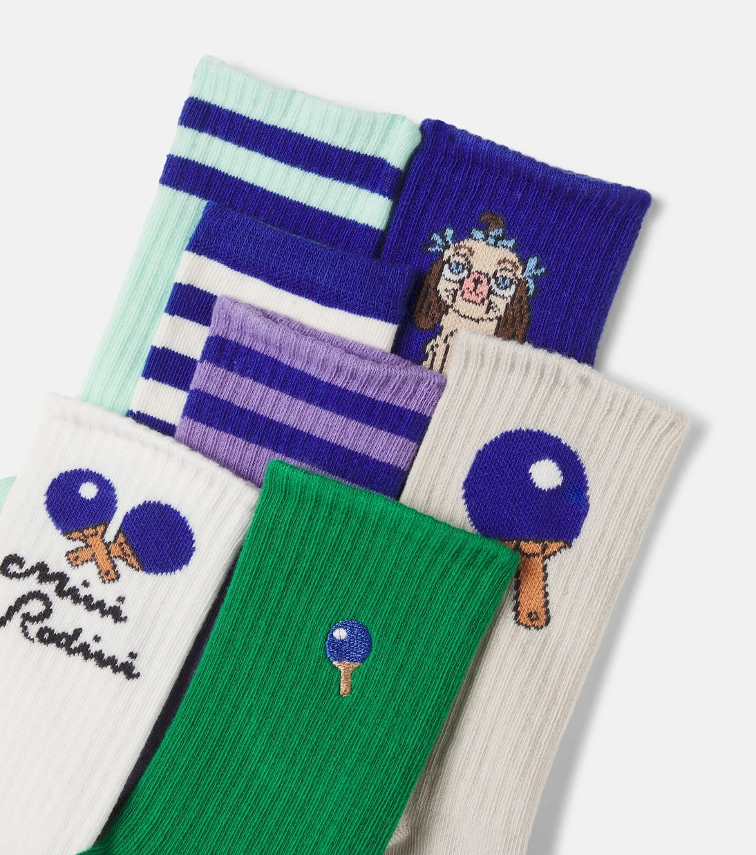 Mini Rodini - Set of 7 cotton-blend socks