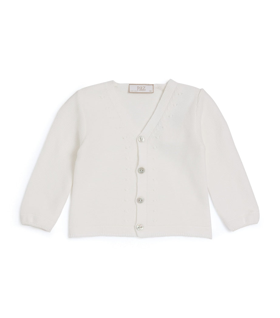 Paz Rodriguez Cotton Cardigan (3 Months-4 Years)