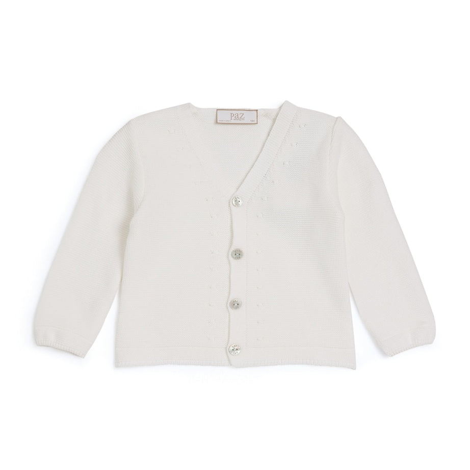 Paz Rodriguez Cotton Cardigan (3 Months-4 Years)