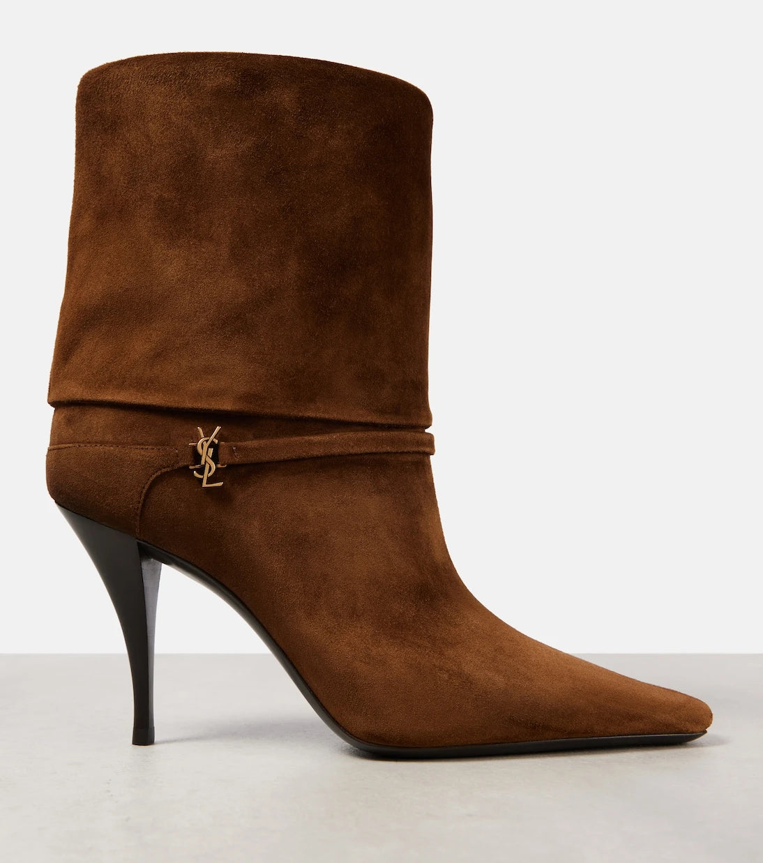 Saint Laurent - Niki 90 suede ankle boots