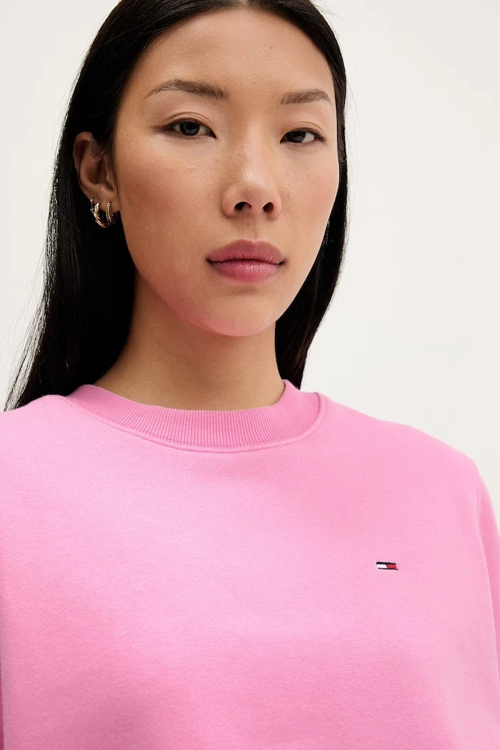 Tommy Jeans kadın pamuklu sweatshirt