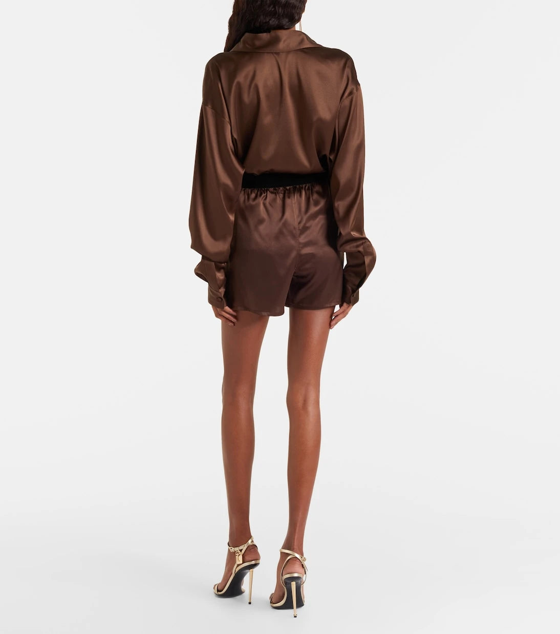 Tom Ford - Silk-blend satin shorts