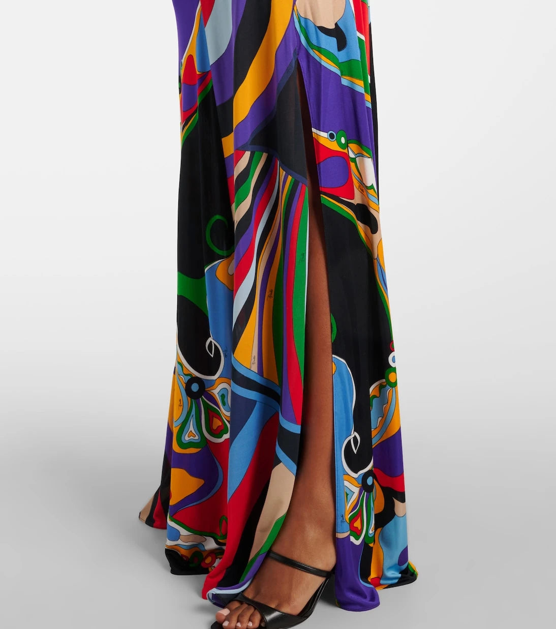 Pucci - Orchidee and Iride jersey gown