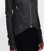Rick Owens Black Naska Leather Jacket