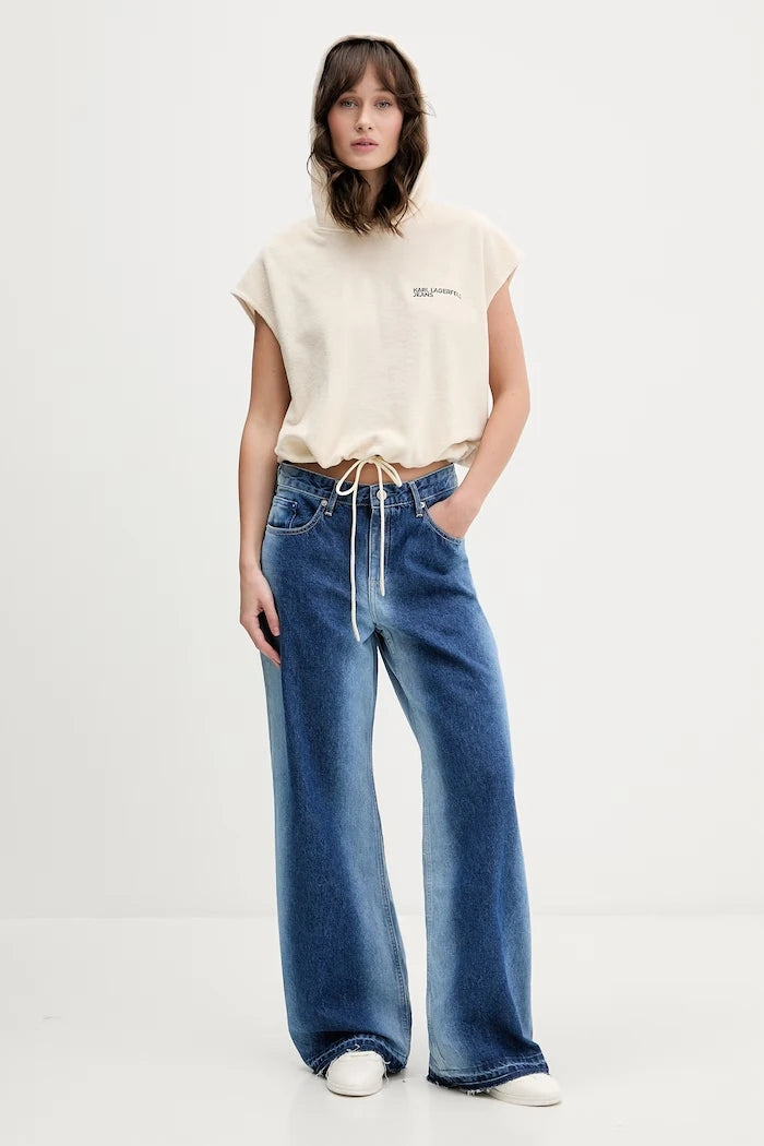 Karl Lagerfeld Jeans Relaxed Fit Kadın Jean Pantolon