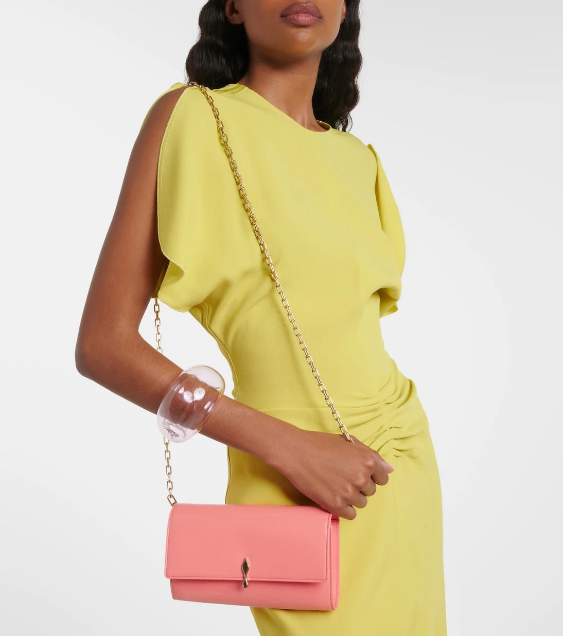 Christian Louboutin - Bettina Small leather wallet on chain