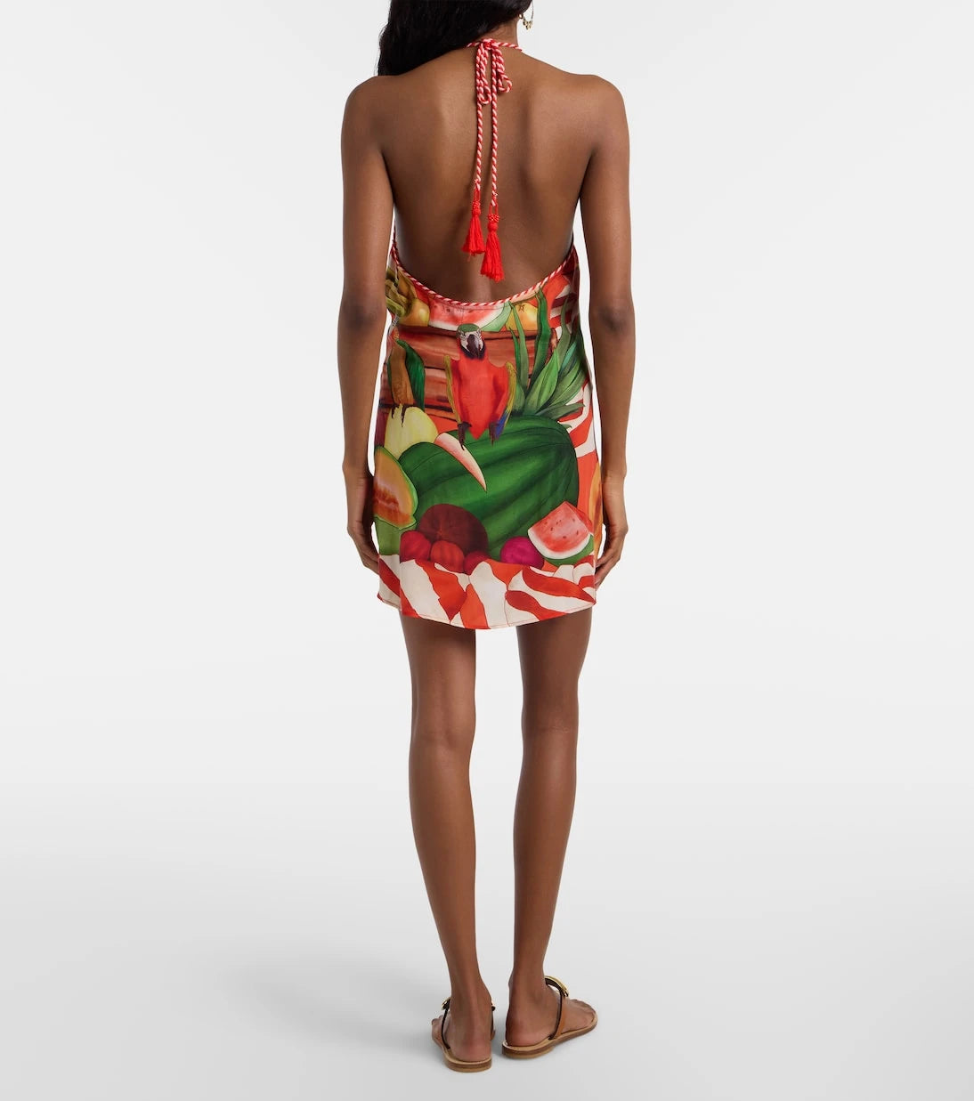 Farm Rio - Fruit Garden halterneck minidress