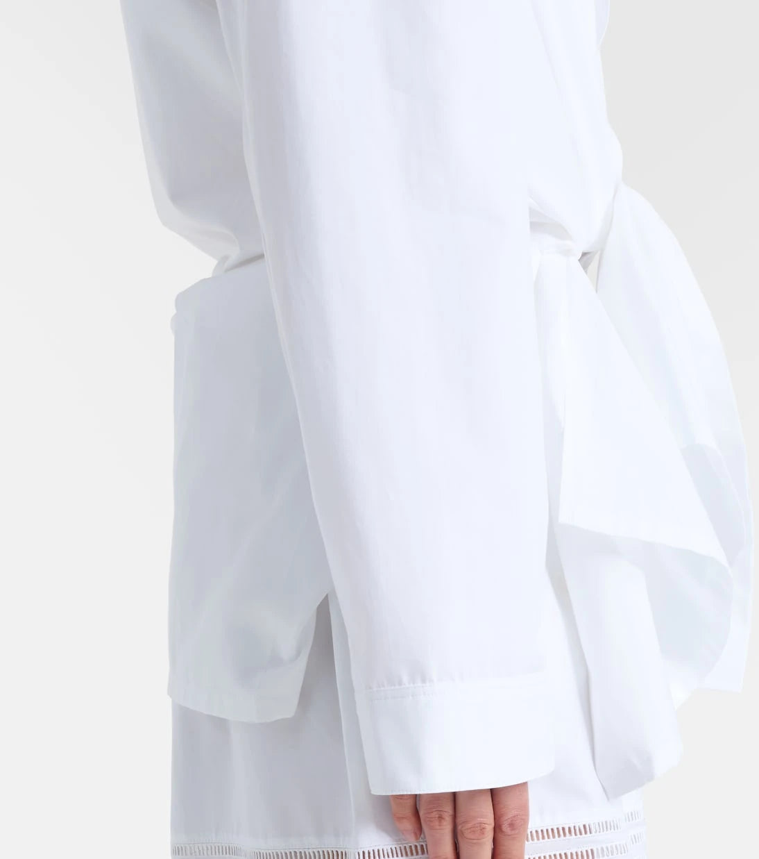 Alaïa - Cotton poplin blouse