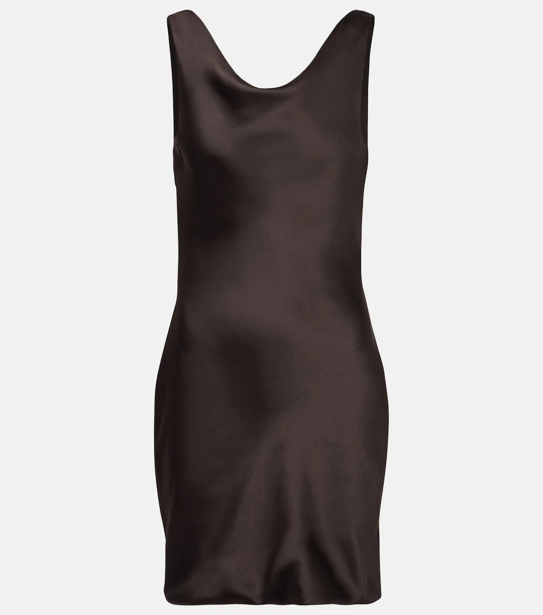 Norma Kamali - Maria crêpe satin minidress