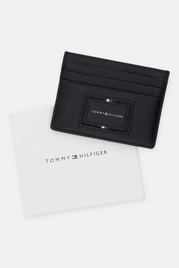 Tommy Hilfiger калъф за карти мъжки от кожа