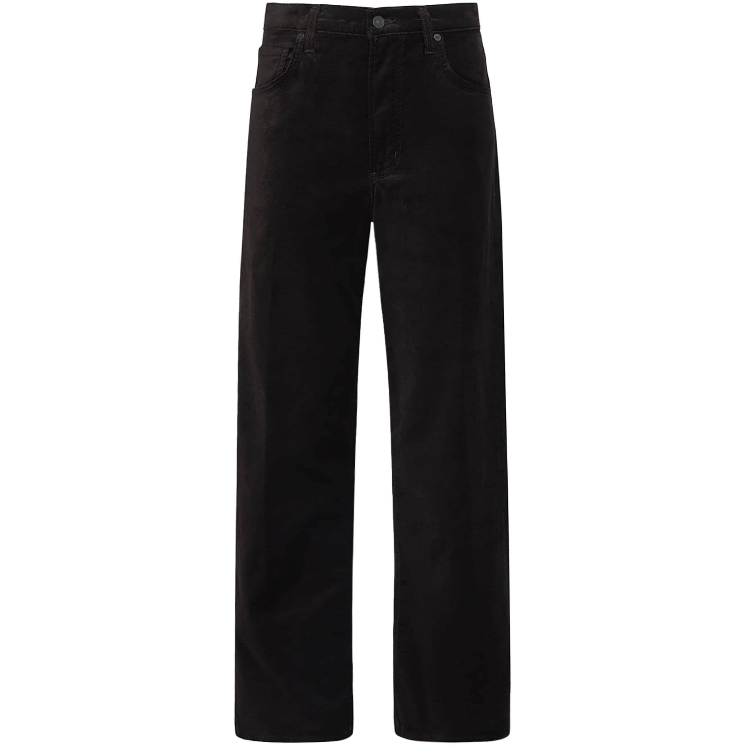 Citizens of Humanity Brown Velvet Ayla Baggy Trousers