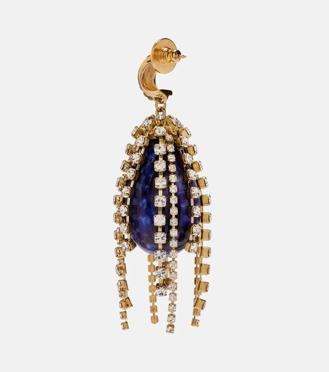 Chloé - Crystal-embellished drop earrings