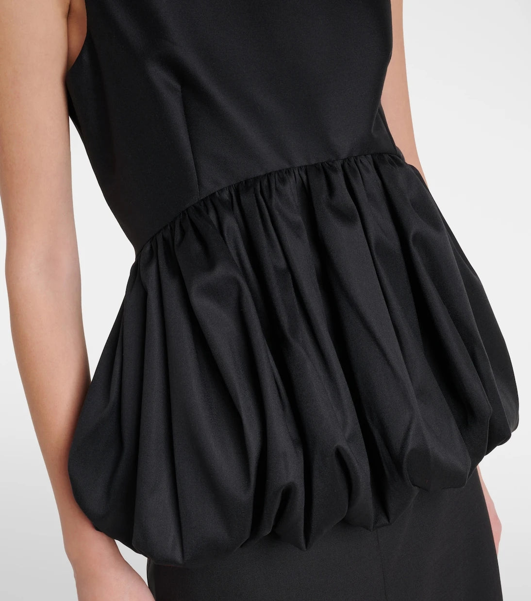 Róhe - Peplum wool and silk top