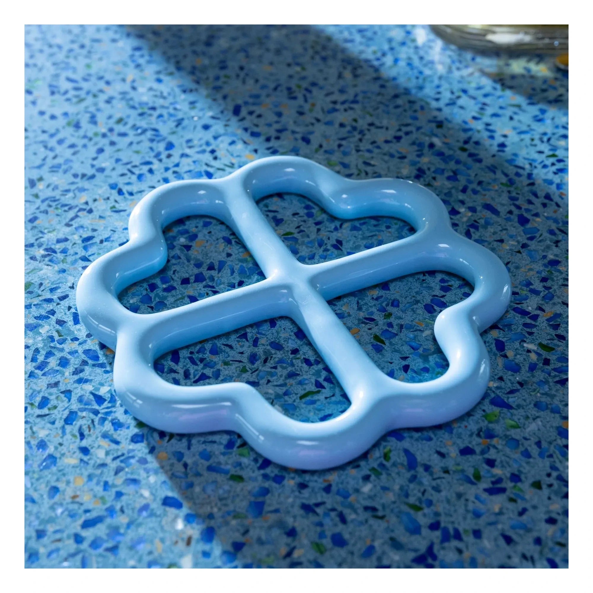&Klevering - Clover trivet | Blue