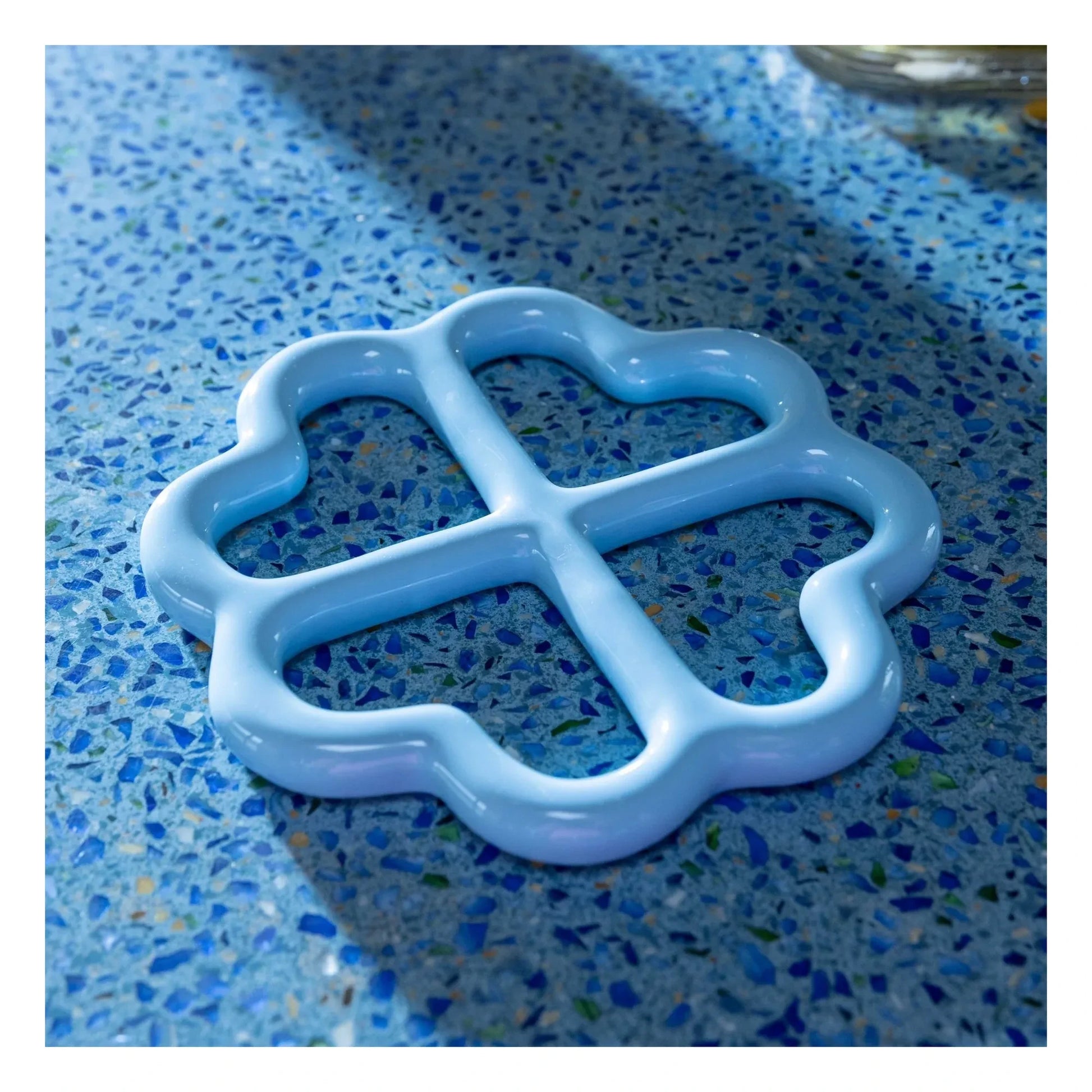 &Klevering - Clover trivet | Blue