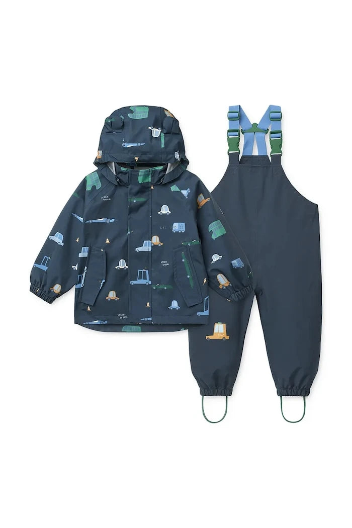 Liewood Çocuk Su Geçirmez Yağmurluk Seti Manu Rainwear Set