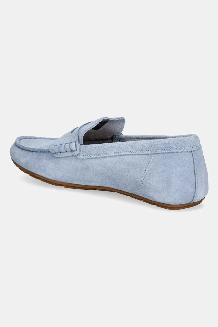 Tommy Hilfiger Kadın Süet Mokasen FLAG SOFT SUEDE DRIVER LOAFER