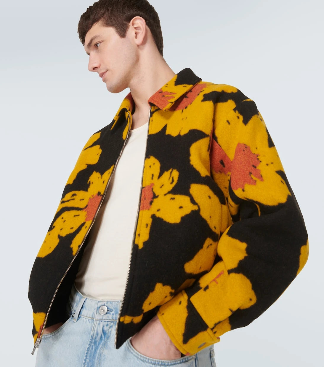 The Elder Statesman - Senna wool and cashmere bomber jacket