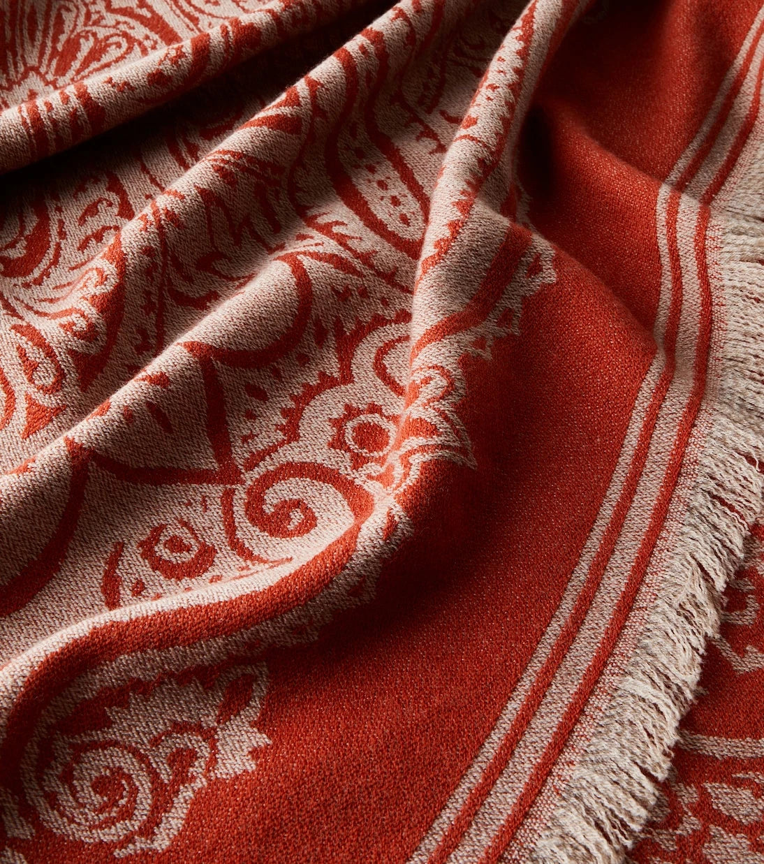Etro - Paisley wool jacquard throw