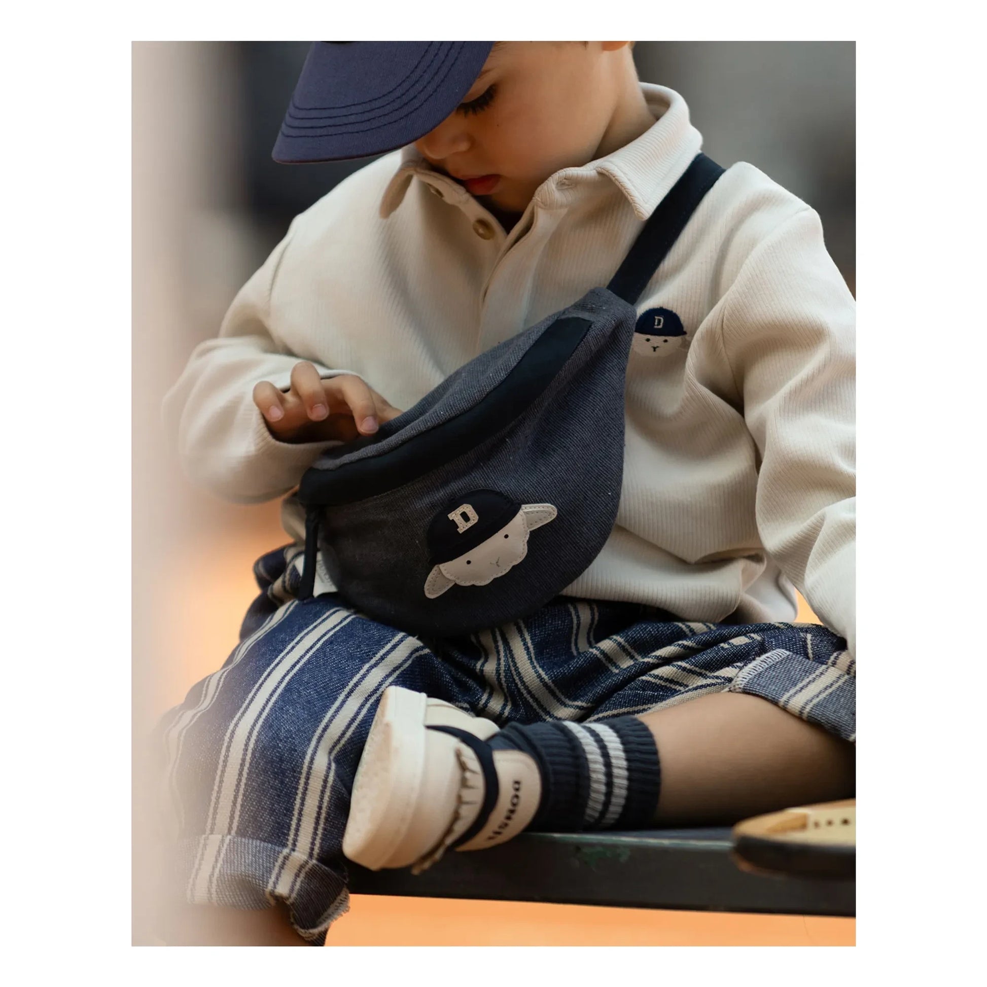 Donsje - Thierry Banana Bag | Grey