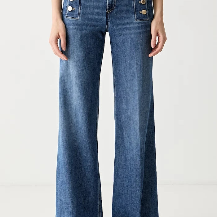 ViCOLO wide leg kadın kot pantolon