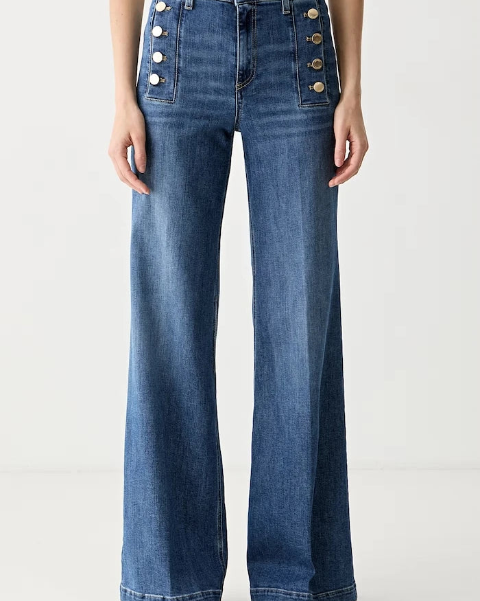 ViCOLO wide leg kadın kot pantolon