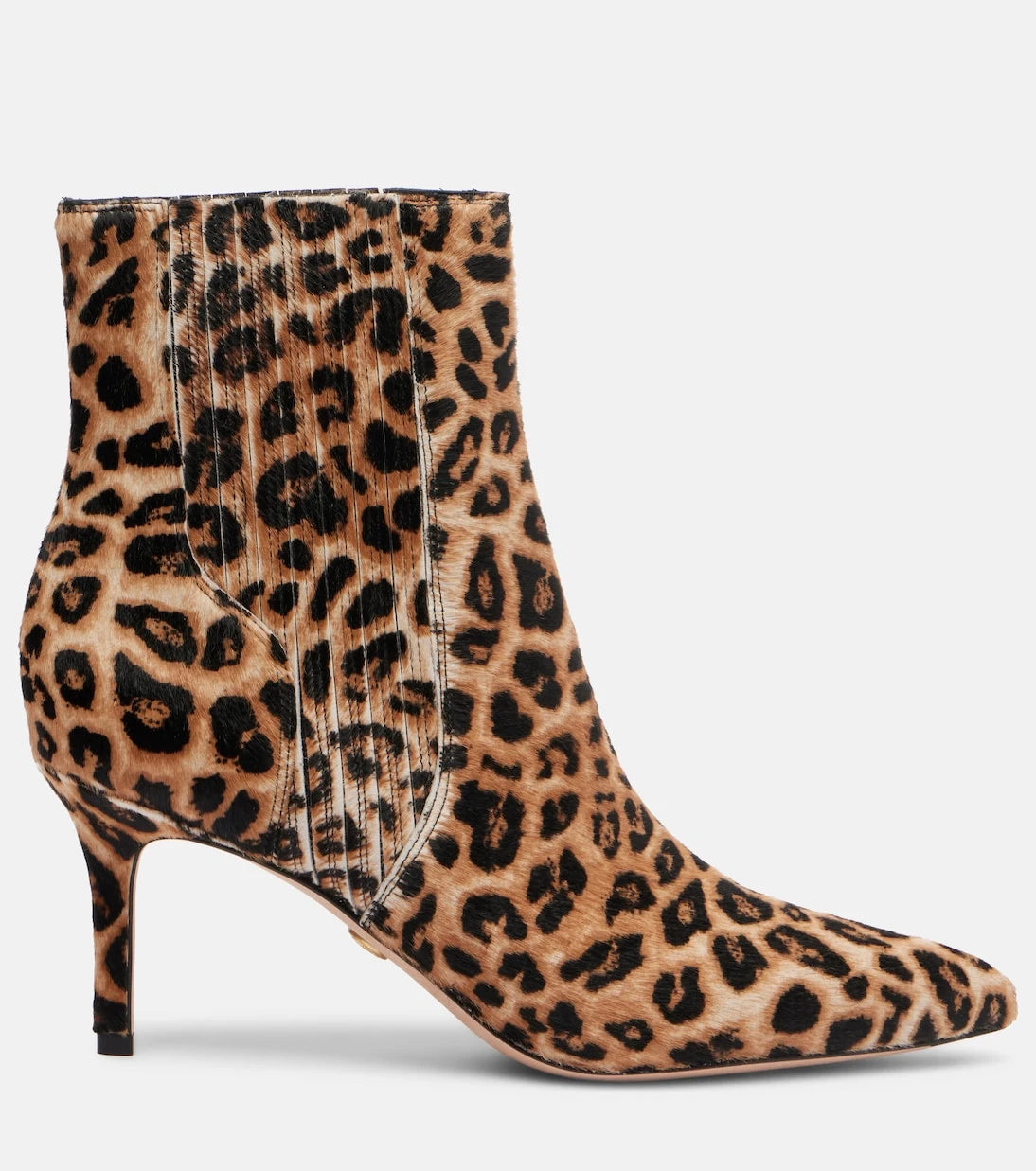 Veronica Beard - Lisa 70 leopard-print calf hair ankle boots
