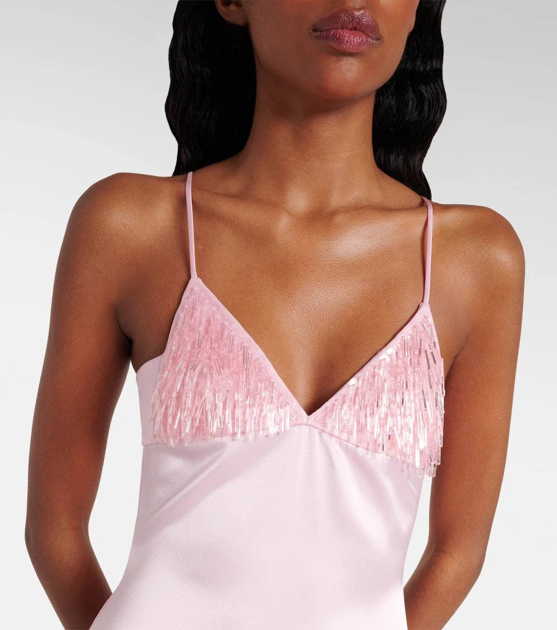 David Koma - Sequined satin gown