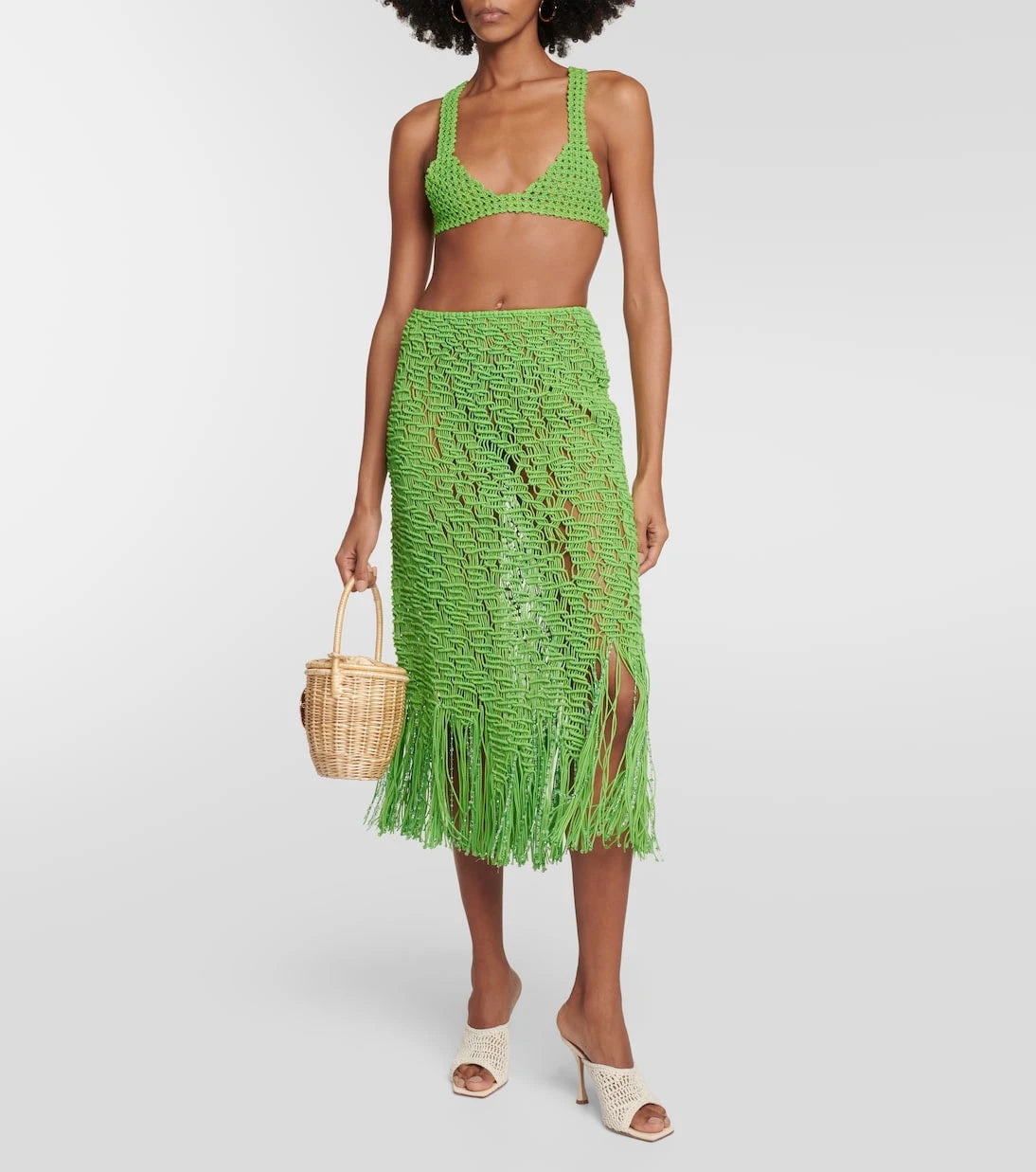 Roberta Einer - Element crochet cotton bralette