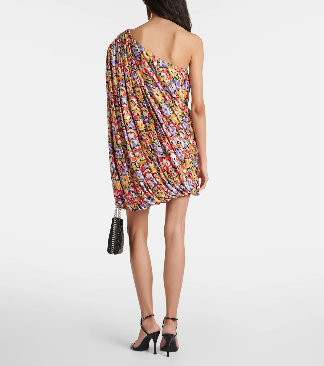 Stella McCartney - Floral one-shoulder minidress