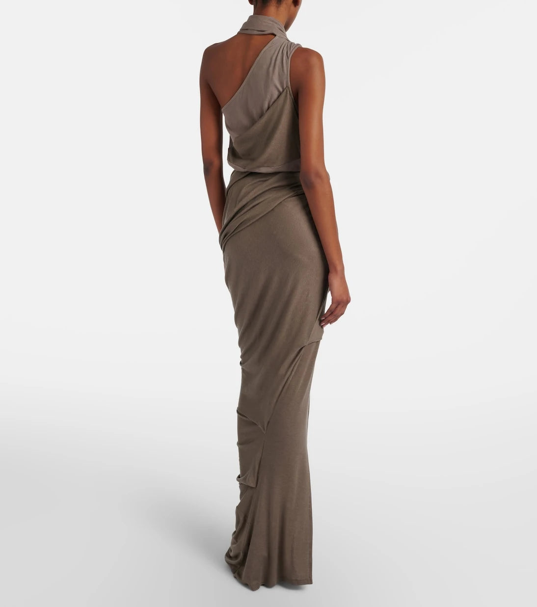 Entire Studios - Draped jersey maxi skirt