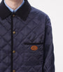 Valentino Navy VLogo Quilted Jacket