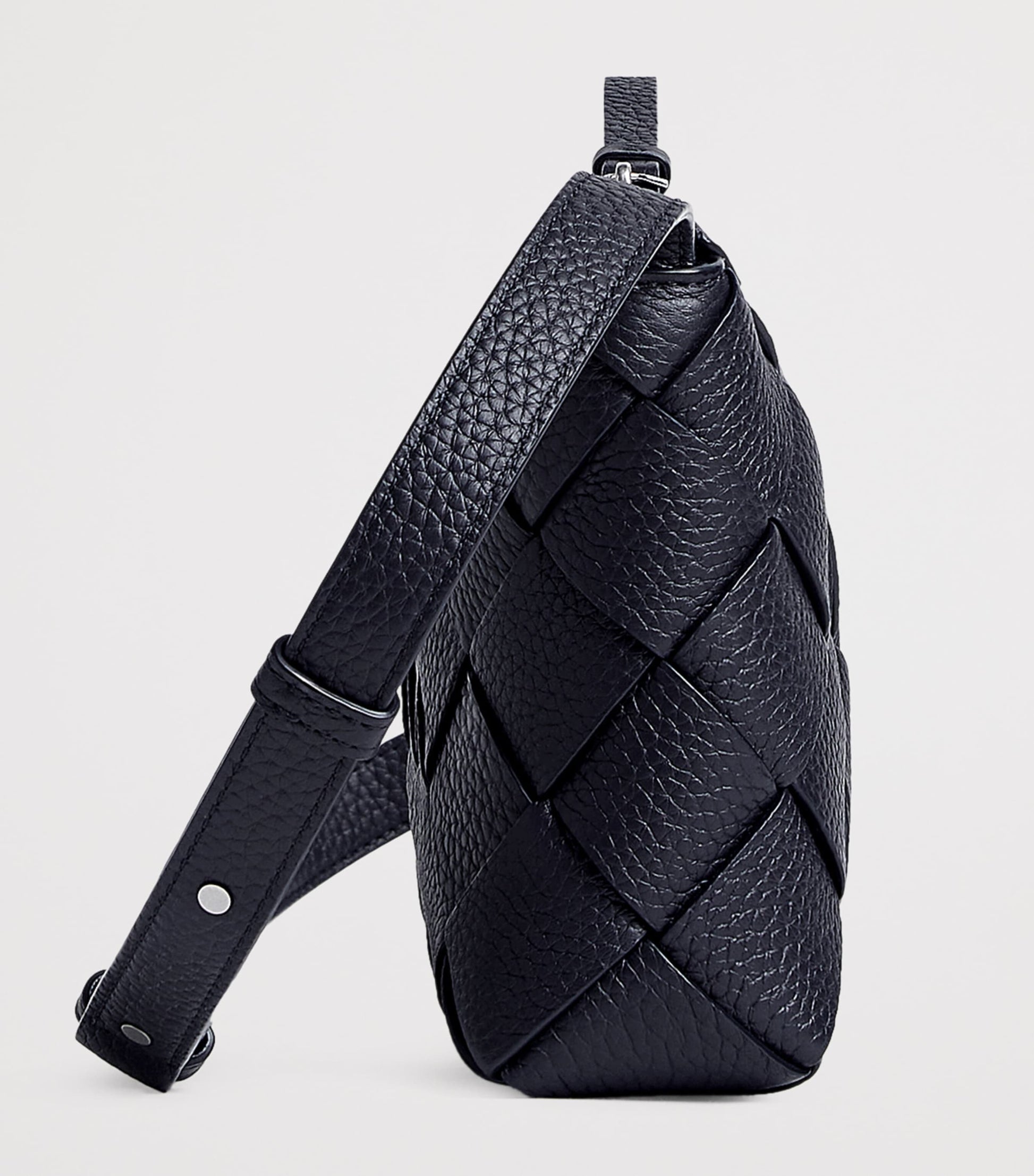 Bottega Veneta Leather Diago Cross-Body Bag