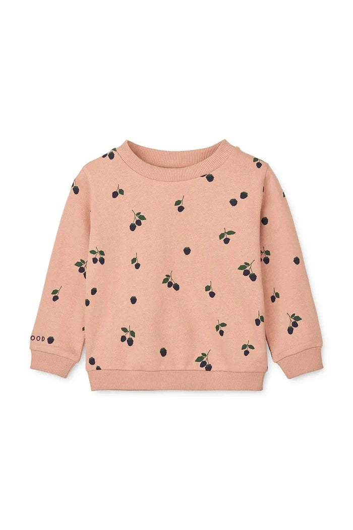 Детски памучен суичър Liewood Thora Printed Sweatshirt