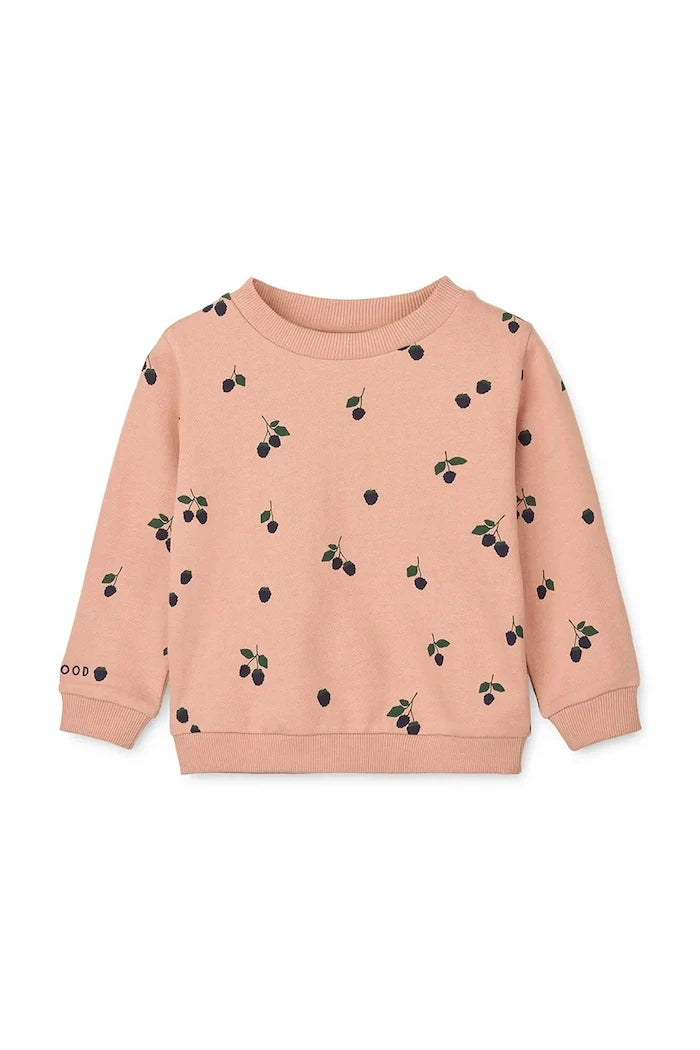Liewood Thora Desenli Çocuk Pamuklu Sweatshirt