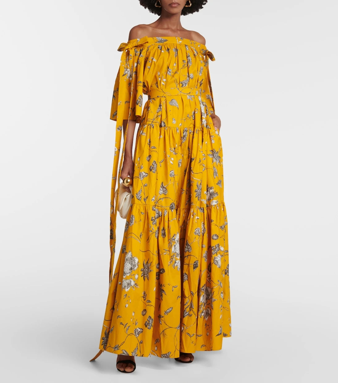 Erdem - Floral cotton maxi dress