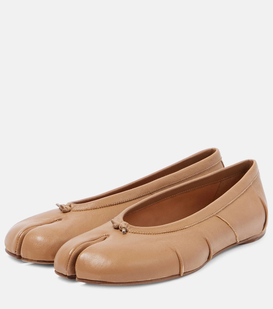 Maison Margiela - Tabi leather ballet flats